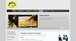 Desktop Screenshot of csekk-print.hu